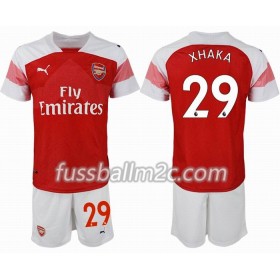 Fußballtrikots Arsenal XHAKA 29 Kinder Heim Trikotsatz 2018-2019